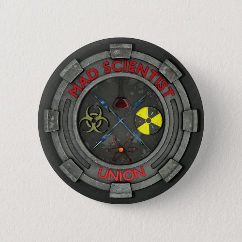 Mad Scientist Union Button