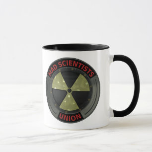 Mad Scientist Union Logo with Radioactive symbol Mug