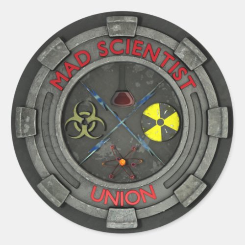 Mad Scientist Union Sticker