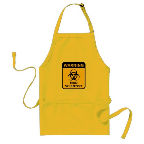 Mad Scientist Warning Apron