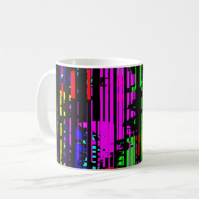 Mad Stripes Coffee Mug (Front Left)