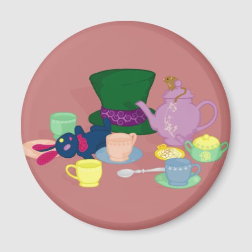 Mad Tea Party Magnet