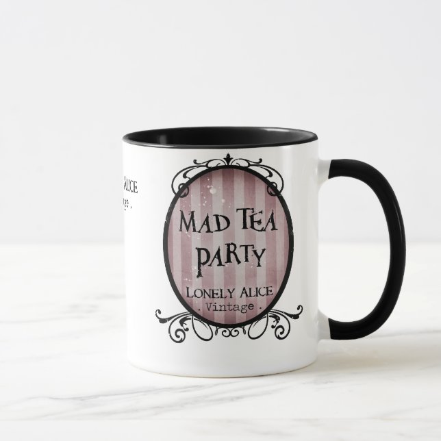 "Mad Tea Party" Mug (Right)