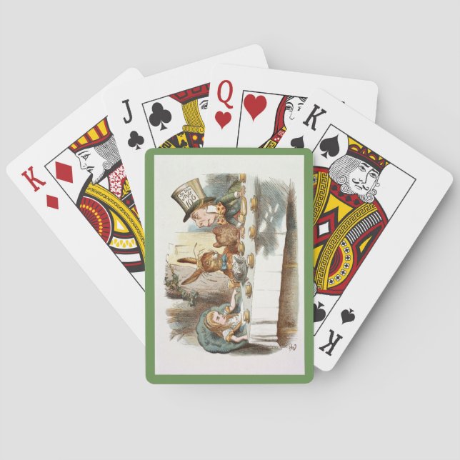 Mad Tea Party Poker Cards (Back)