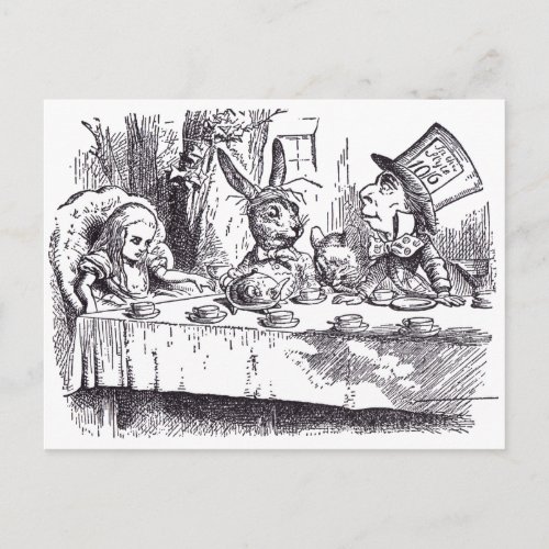 Mad Tea Party Postcard
