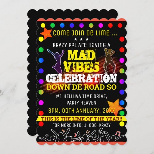 MAD VIBES PARTY INVITATION