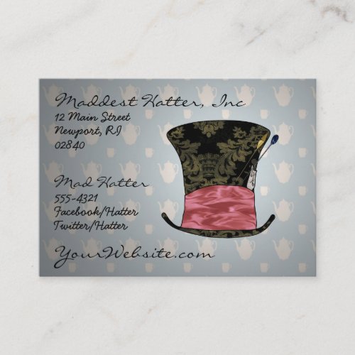 'Mad Victorian' Profile Card Business Card Templates