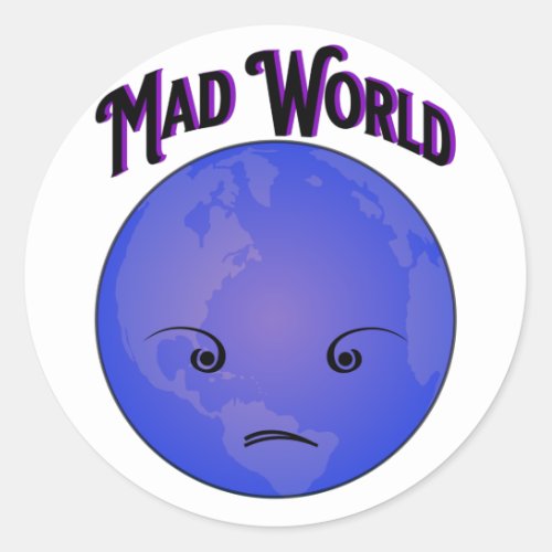 Mad _ World _ Sticker