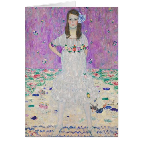Mada Primavesi by Gustav Klimt Girl in Purple