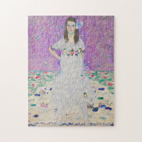 Mada Primavesi by Gustav Klimt Jigsaw Puzzle