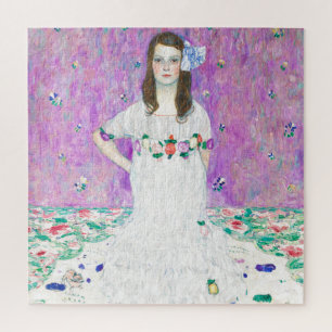 Mada Primavesi by Gustav Klimt Painting Artwork Jigsaw Puzzle