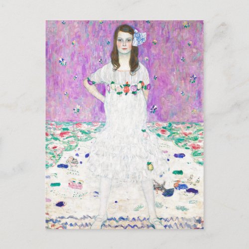 Mada Primavesi by Gustav Klimt Painting Artwork Postcard