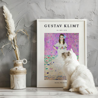 Mada Primavesi by Gustav Klimt Vintage Art Nouveau Poster