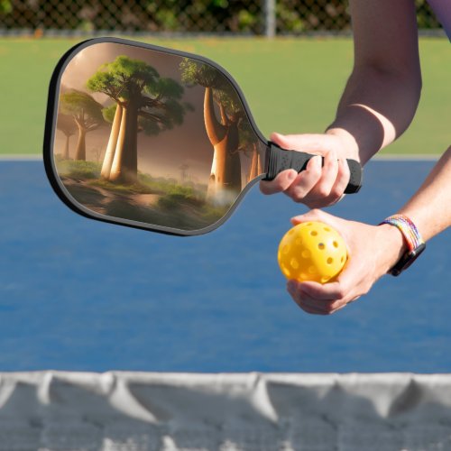 Madagascar Baobab Forest Fantasy  Pickleball Paddle