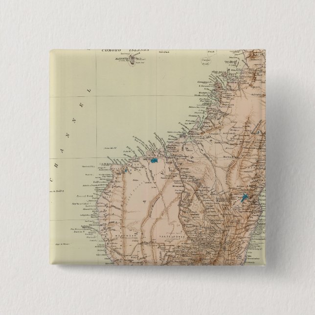 Madagascar Button (Front)