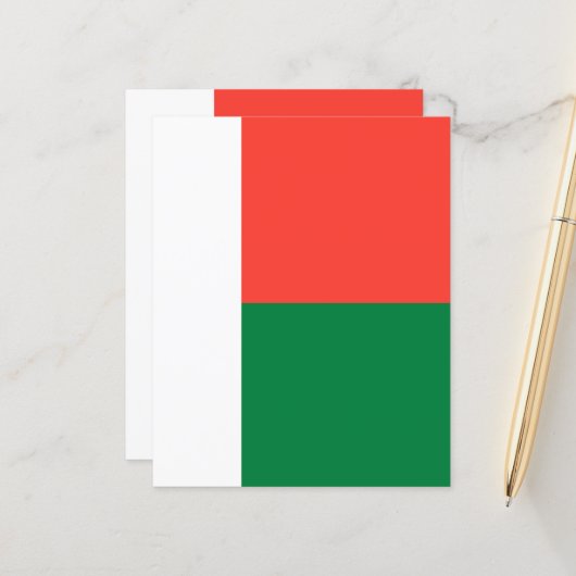 Madagascar flag (Front/Back In Situ)