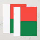 Madagascar flag (Front/Back)