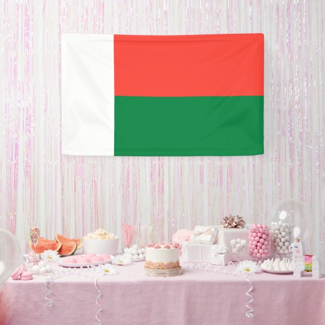 Madagascar flag banner (Party)