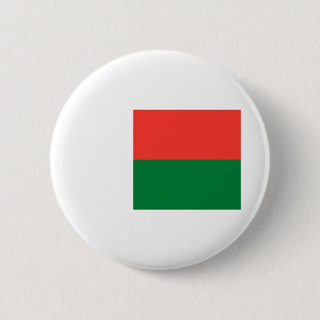 Madagascar Flag Button (Front)