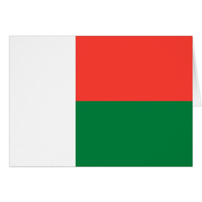 Madagascar Flag Cards (Front Horizontal)
