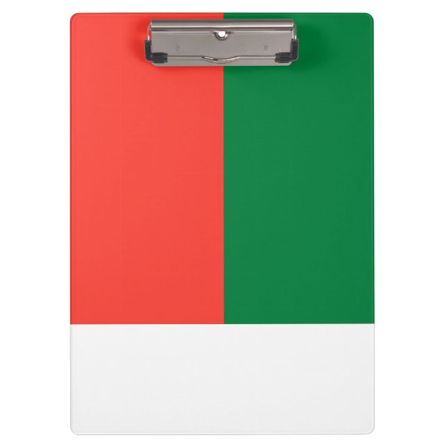Madagascar flag clipboard (Front)