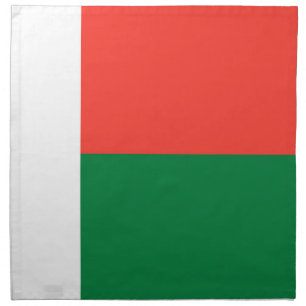 Madagascar flag cloth napkin