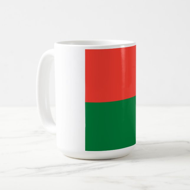 Madagascar flag coffee mug (Front Left)