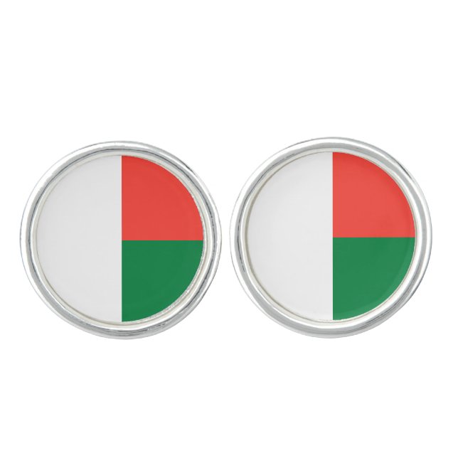 Madagascar Flag Cufflinks (Front)