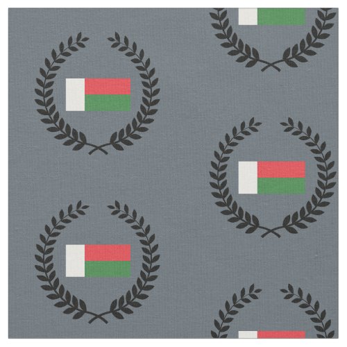 Madagascar Flag Fabric