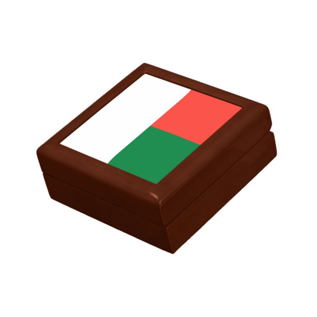 Madagascar Flag Gift Box (Side)