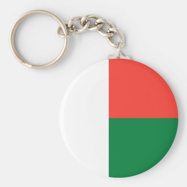 Madagascar Flag Keychain (Front)