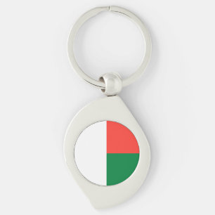 Madagascar Flag Keychain