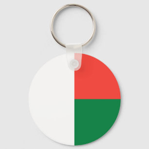 Madagascar Flag Keychain