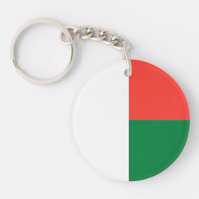 Madagascar Flag Keychain (Front)