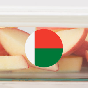 Madagascar flag kids' labels