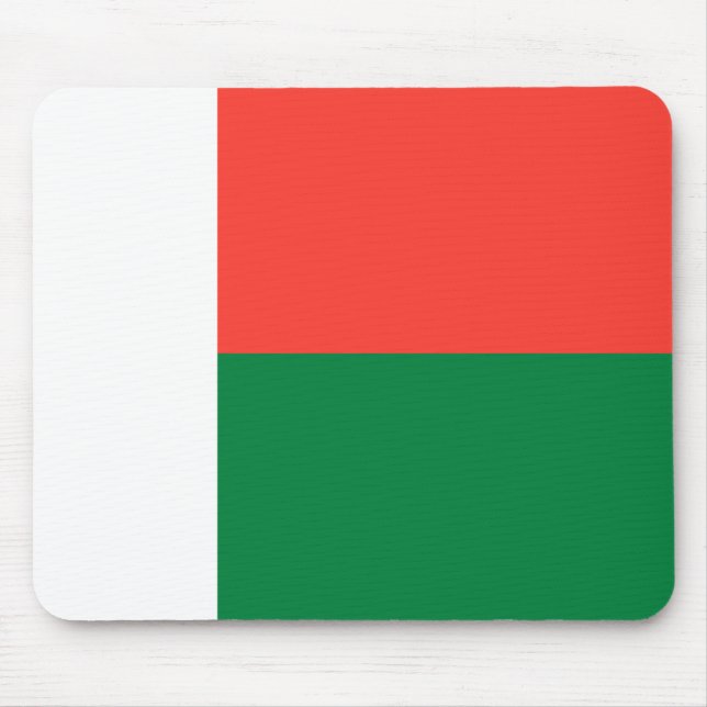 Madagascar Flag Mouse Pad (Front)