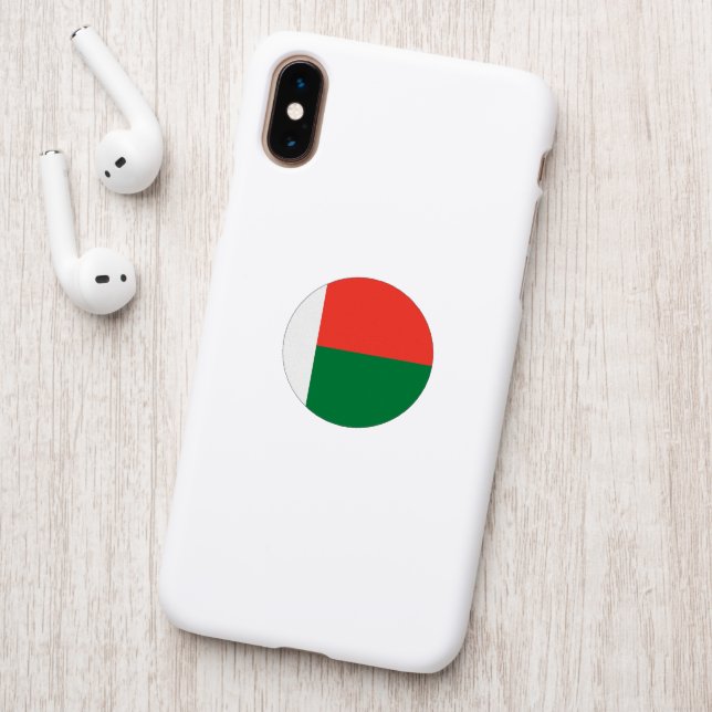 Madagascar flag patch (On Phone Back)