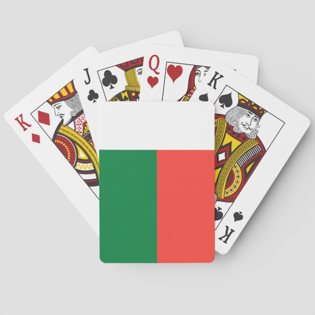 Madagascar Flag Poker Cards (Back)