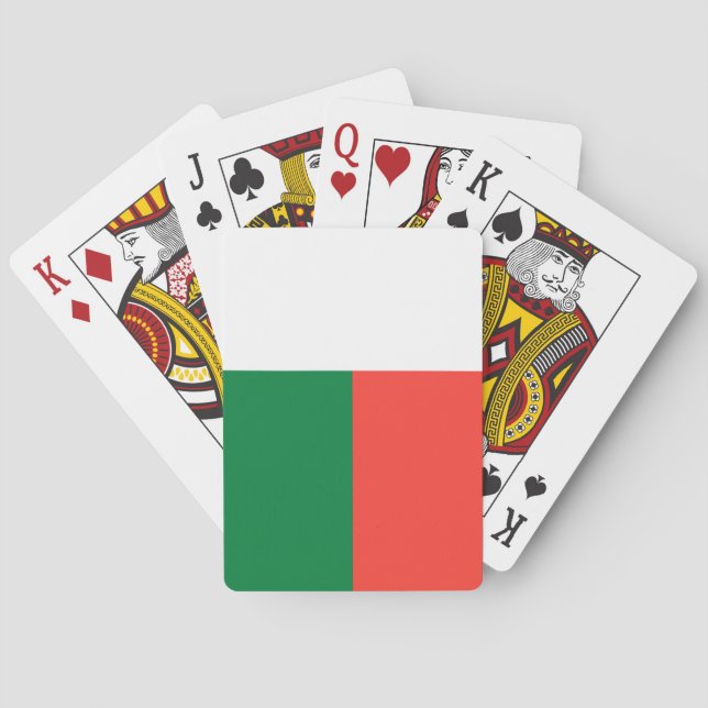 Madagascar Flag Poker Cards (Back)