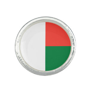 Madagascar Flag Ring