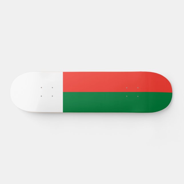 Madagascar Flag Skateboard (Horz)