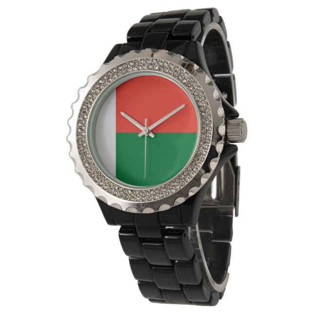 Madagascar flag watch (Angled)