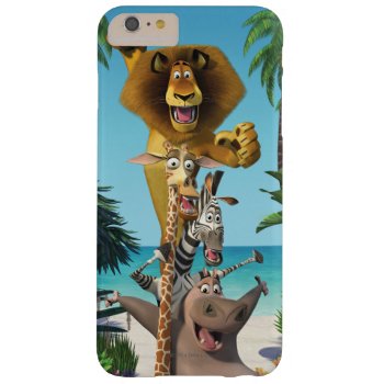 Madagascar Friends Support Barely There Iphone 6 Plus Case by madagascar at Zazzle
