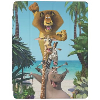 Madagascar Friends Support Ipad Smart Cover by madagascar at Zazzle