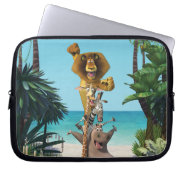Madagascar Friends Support Laptop Sleeve at Zazzle