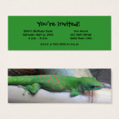 Madagascar Giant Day Gecko Mini Invitation Cards (Front & Back)