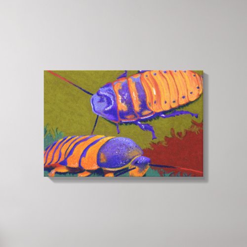Madagascar Hissers _ hissing cockroaches Canvas Print