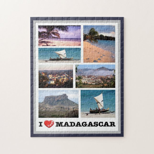 Madagascar - I Love - Jigsaw Puzzle (Vertical)