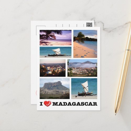 Madagascar _ I Love _ Postcard
