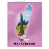 Madagascar Illustrated travel poster (Front)